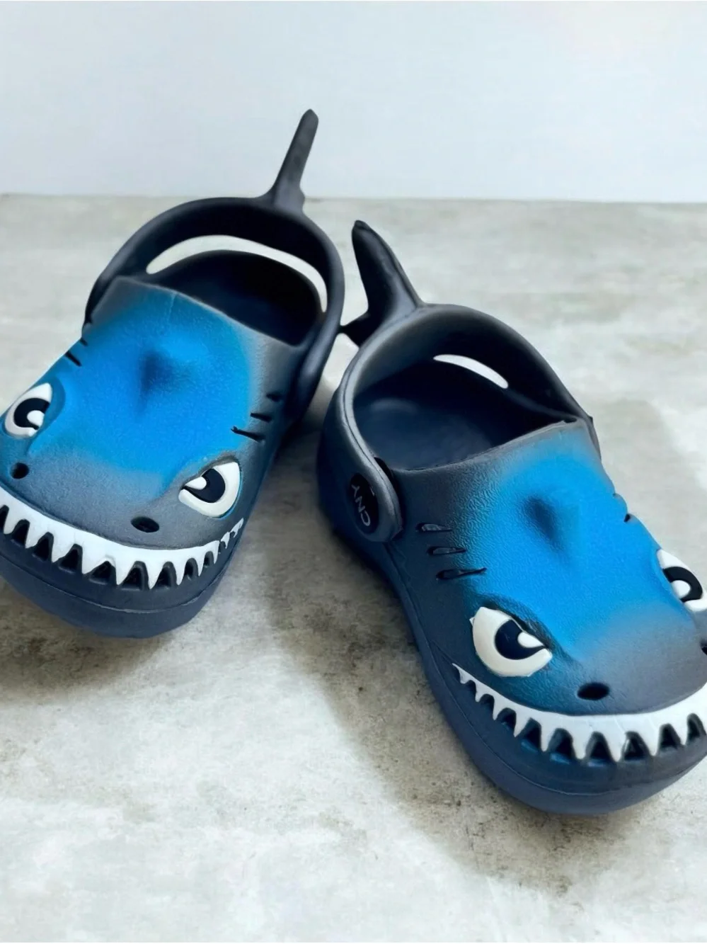 Capelli of New York Shark Clog Slip Ons for Toddler